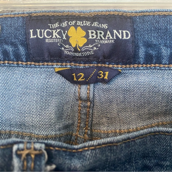 Lucky Brand Denim Shorts Size 12 - The Roll Up - Picture 4 of 14